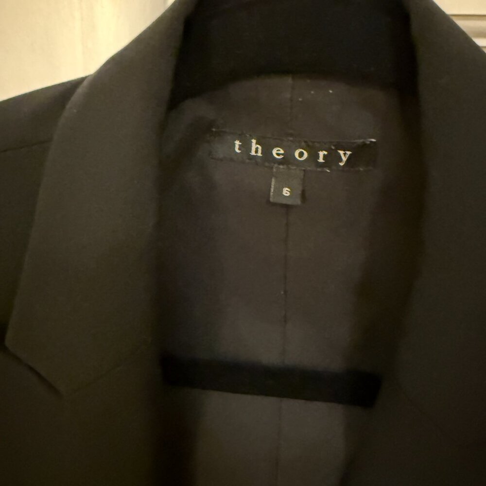 Theory Black Blazer - 6 - Picture 6 of 6